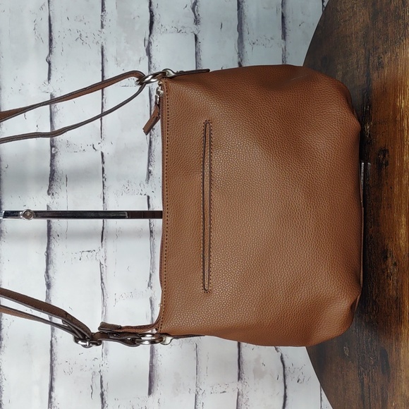 Dana Buchman Pebbled Faux Leather Crossbody Bag - Picture 5 of 11